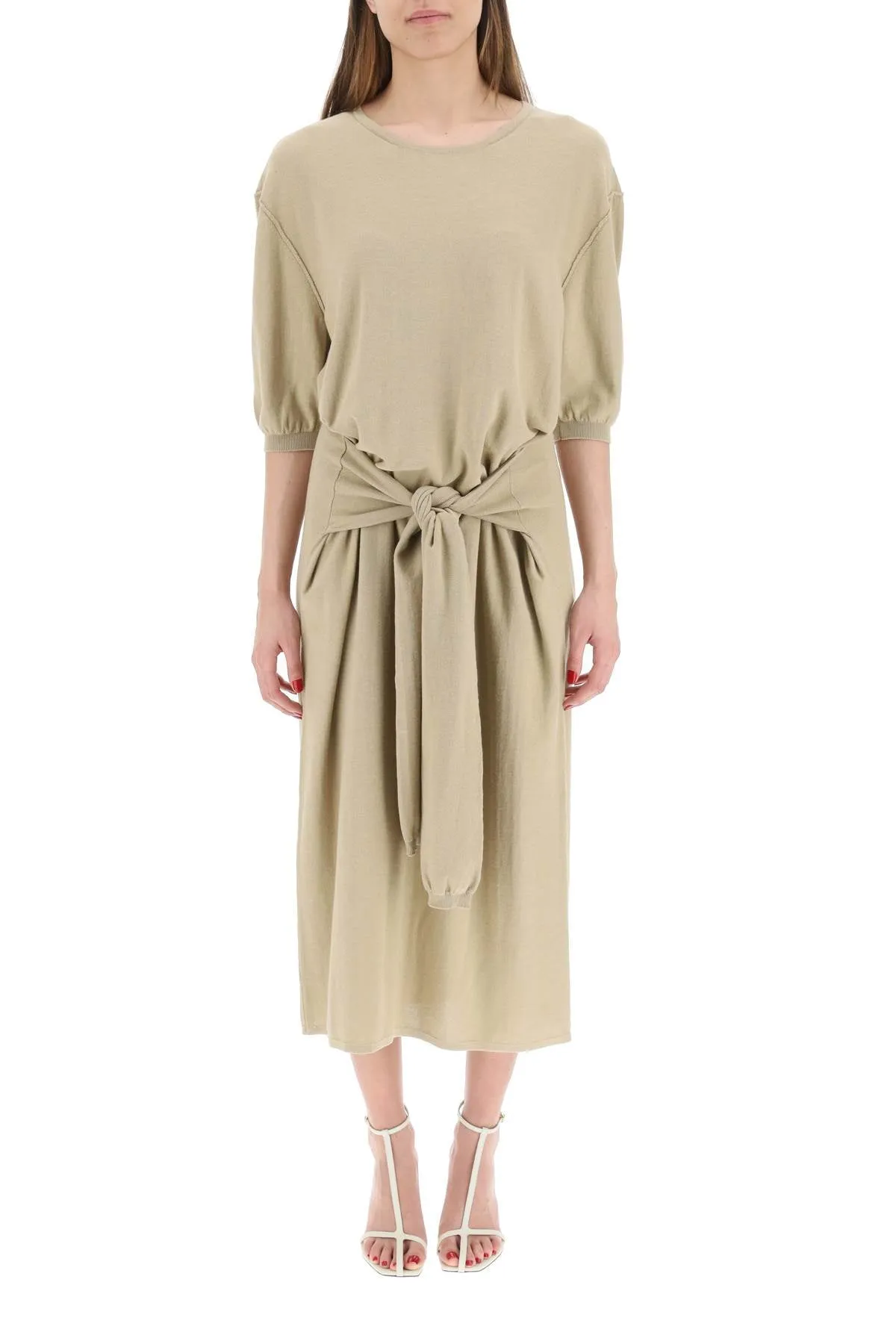 Lemaire Knot Detailed Maxi Dress