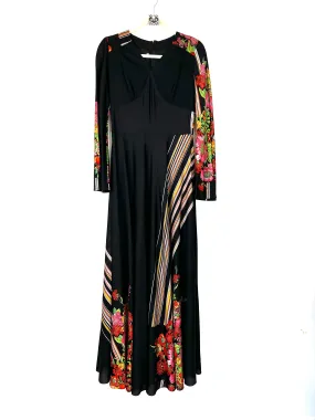 Live: 95 Vintage 70's Floral Stripe Maxi