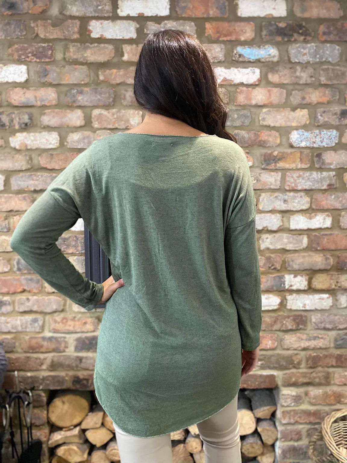 Longline Lightweight Knit Gemma