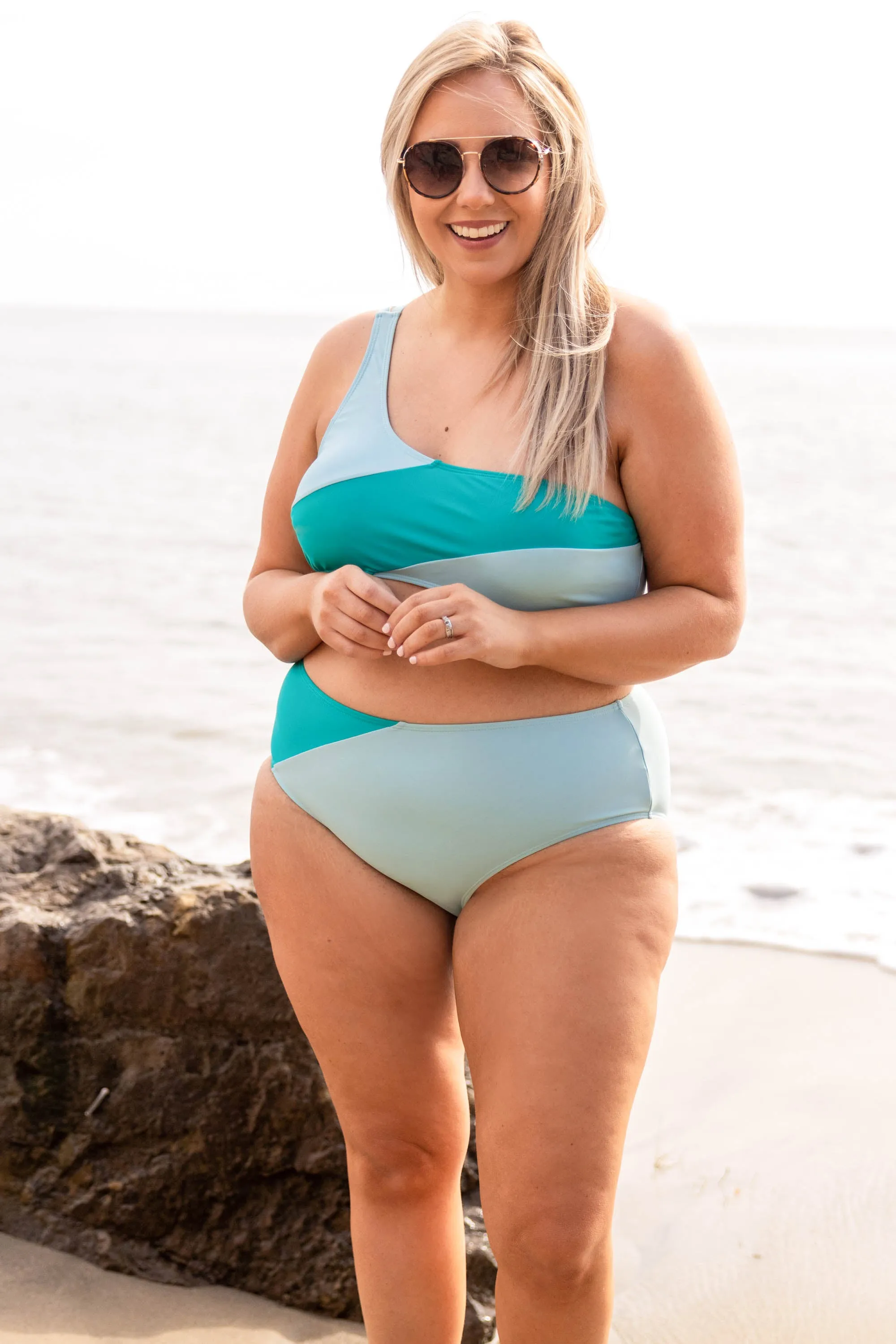 Love On The Horizon Swim Bottom, Mint