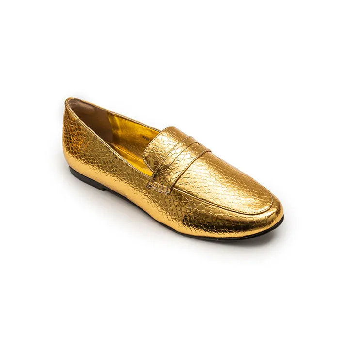 Metallic Flat Moccasin BWR 058