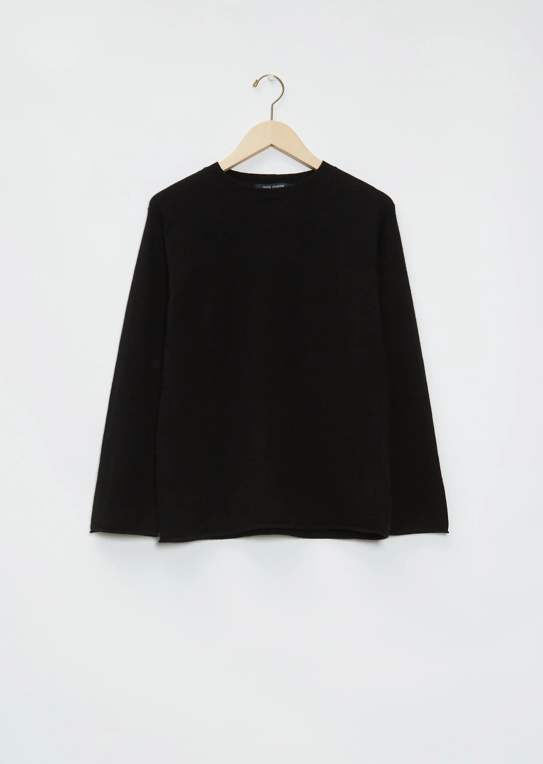 Minute Cashmere Sweater — Black