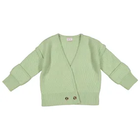 Morley Child Mono Fuzzy Sweater Loden Green