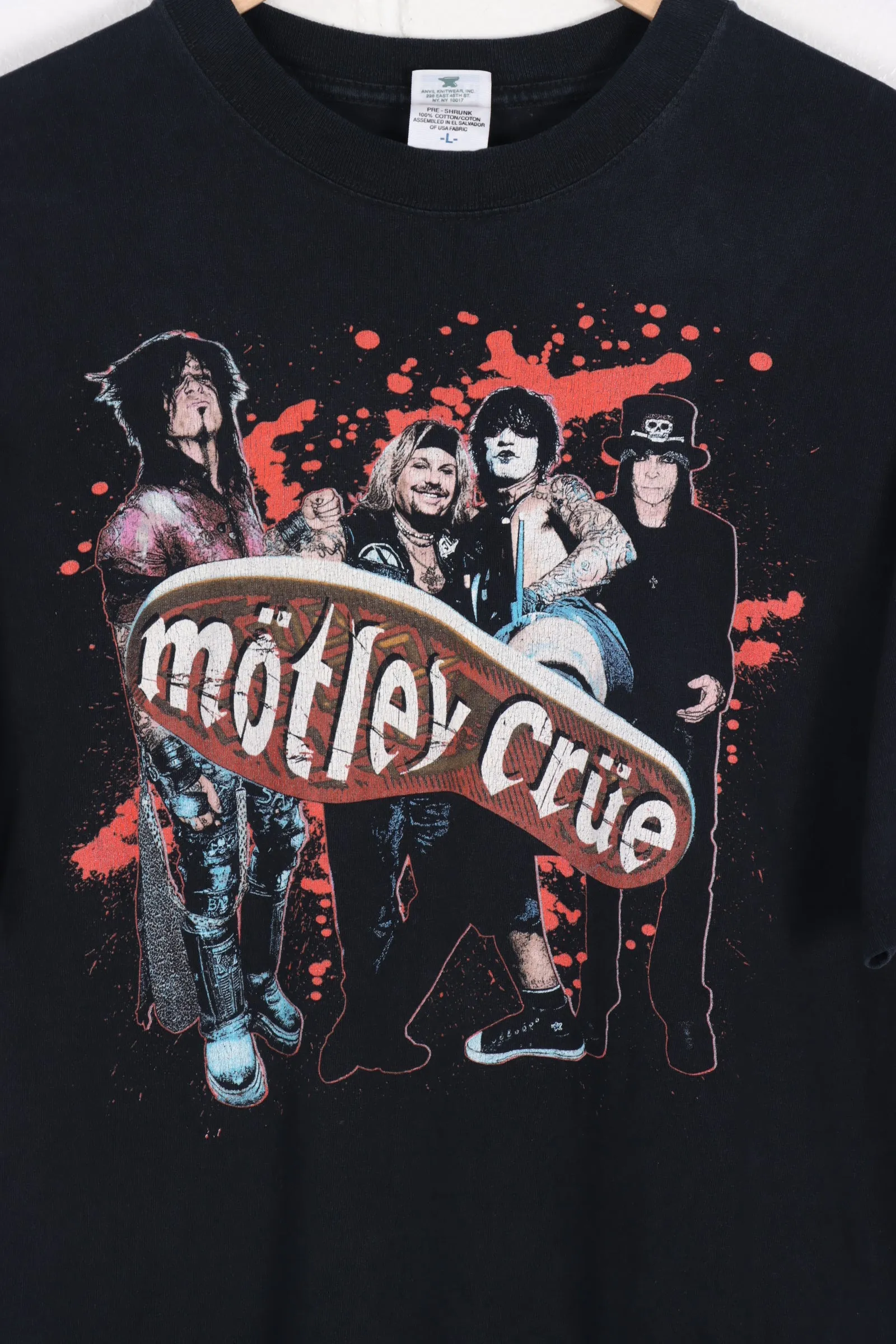 Mtley Crüe Carnival of Sins USA Tour Band Merch Tee (L)