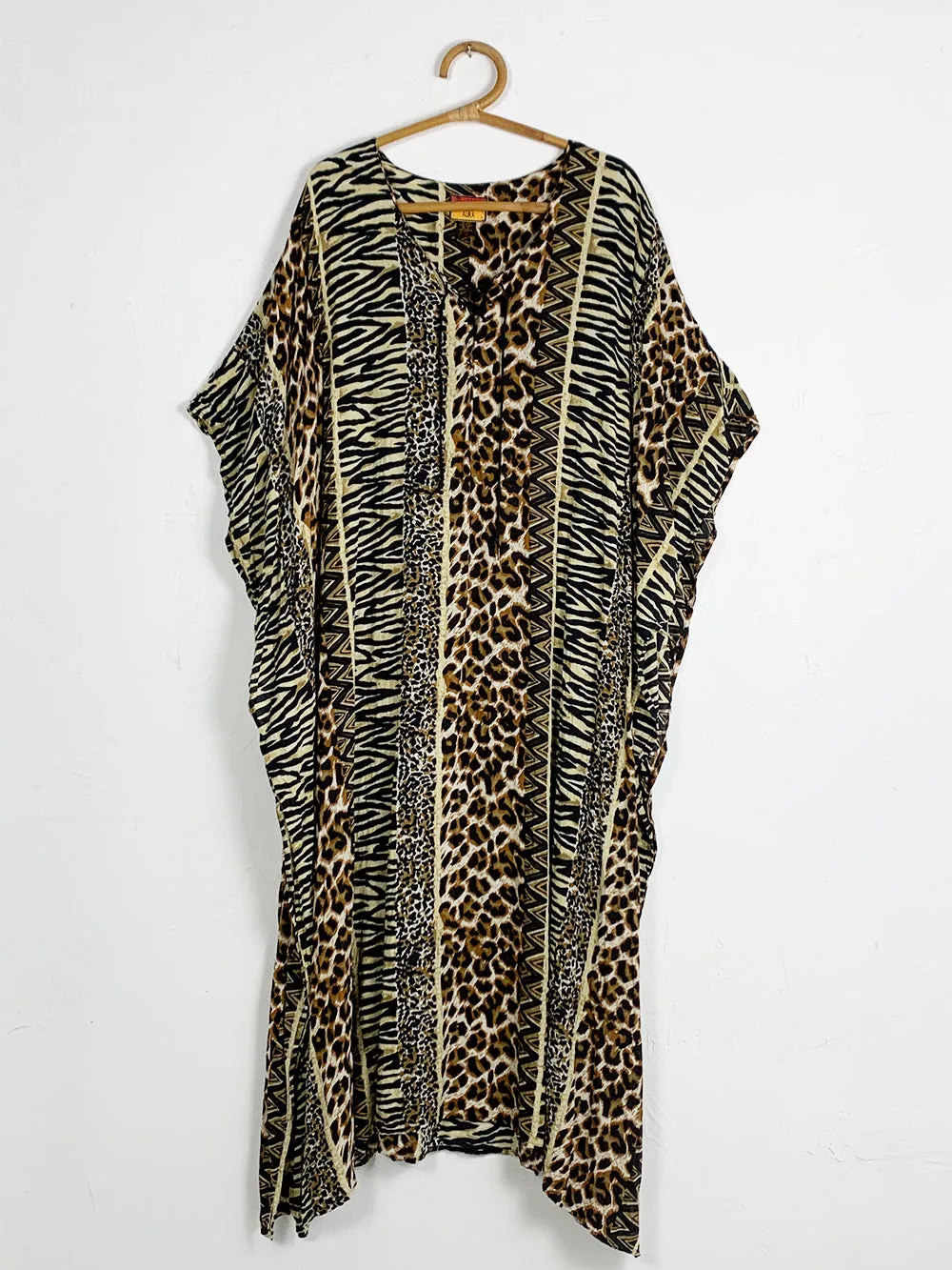 MystiqueAura Mixed Animal Print Kaftan