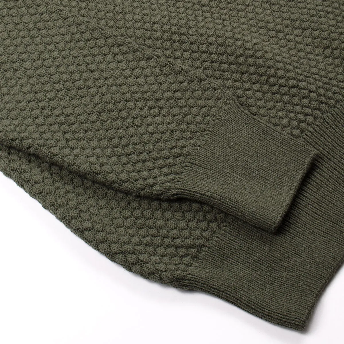 Norse Projects - Bjorn Bubble Sweater - Dried Olive