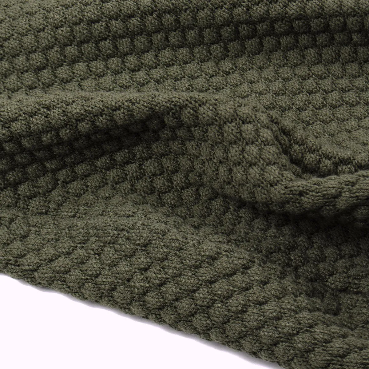 Norse Projects - Bjorn Bubble Sweater - Dried Olive