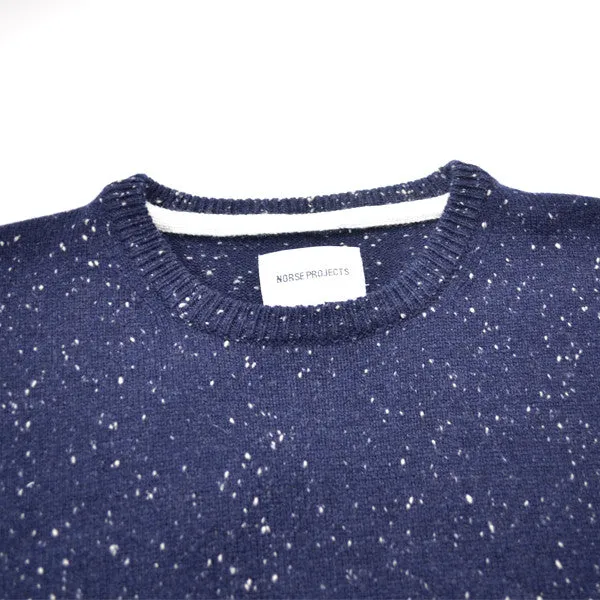 Norse Projects - Sigfred Heavy Boucle Sweater - Navy