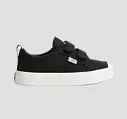 OCA Low Black Canvas Sneaker Kids