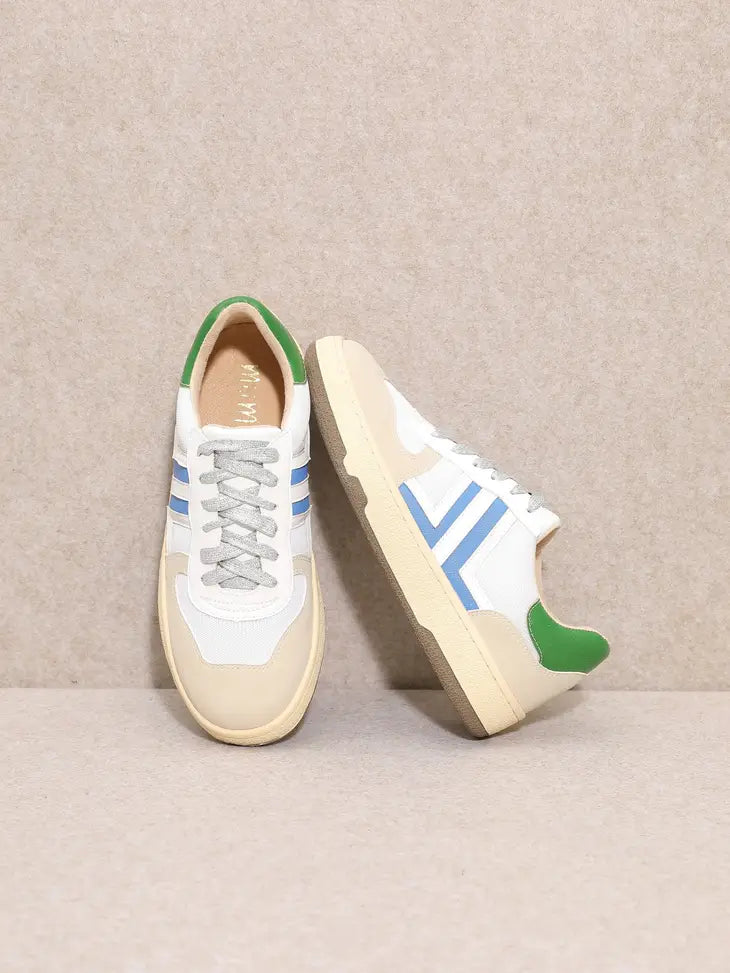 On The Green Sneaker | Green/Blue