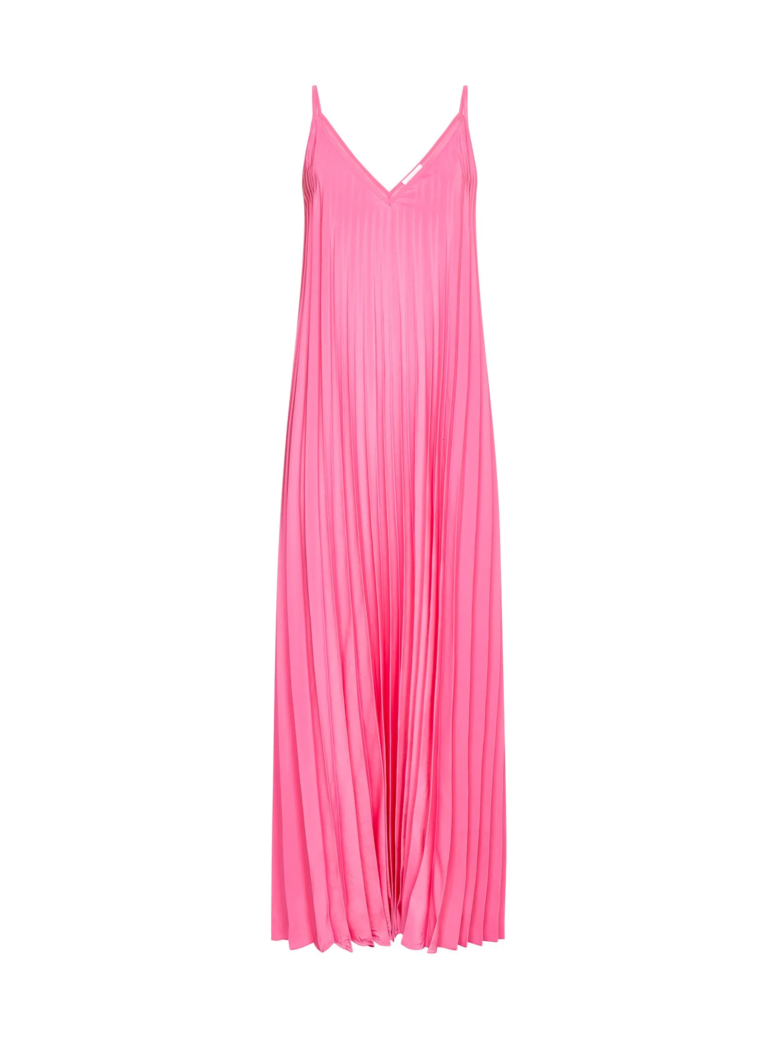 P.A.R.O.S.H. V-Neck Pleated Maxi Dress