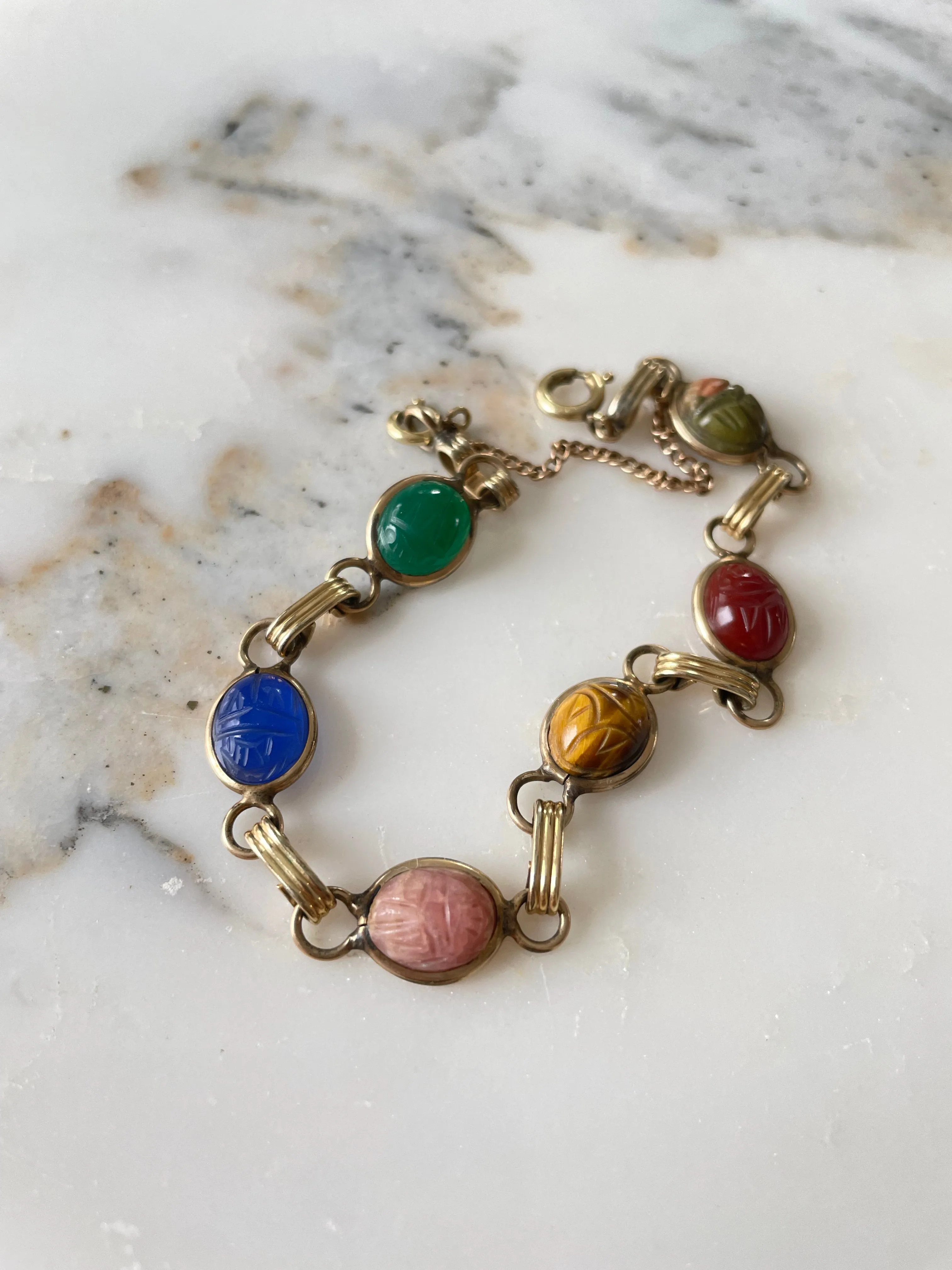 Petite Ronci 18K GF Scarab Bracelet