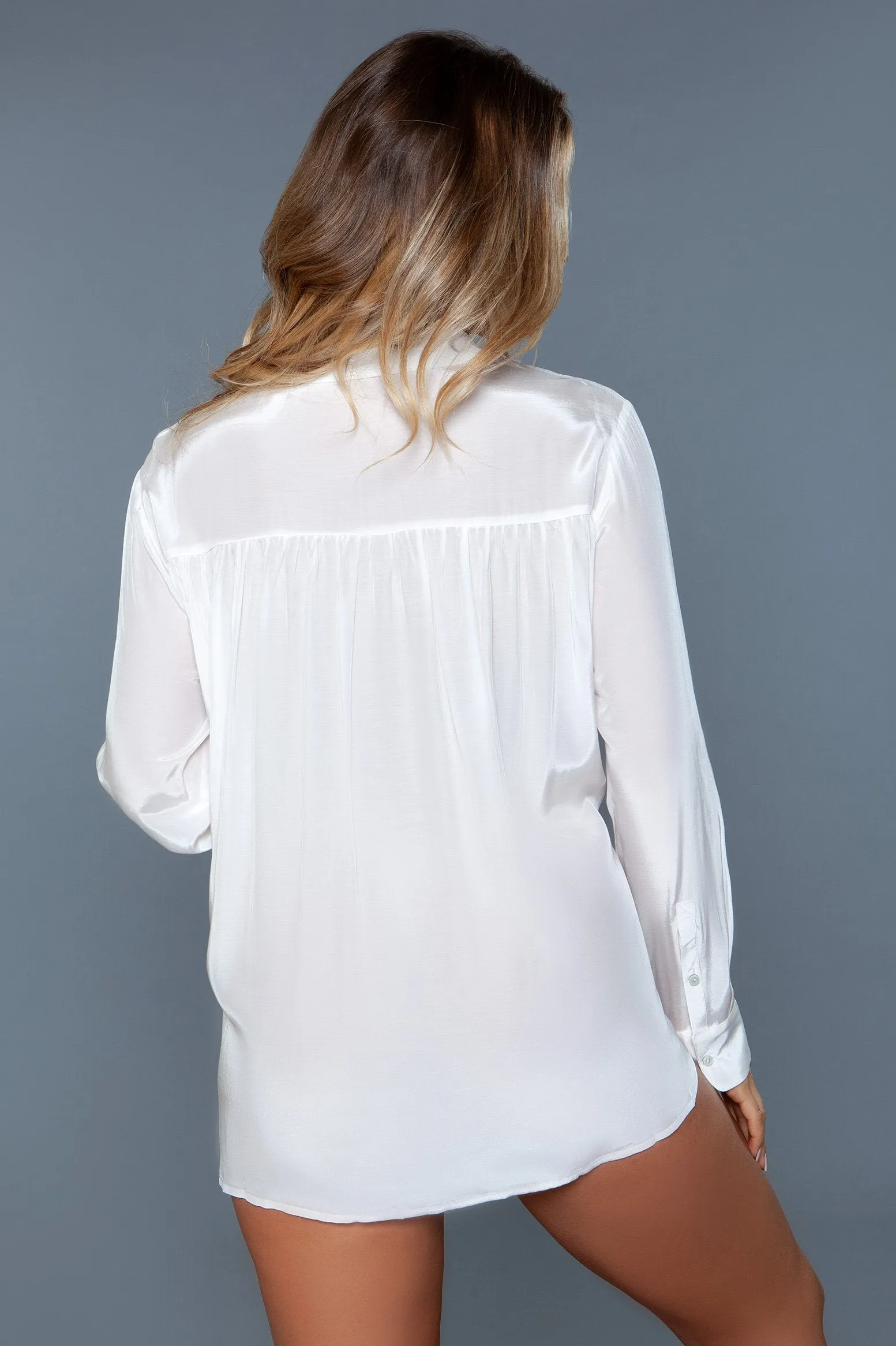 Plus Size Long Sleeve Sleepshirt