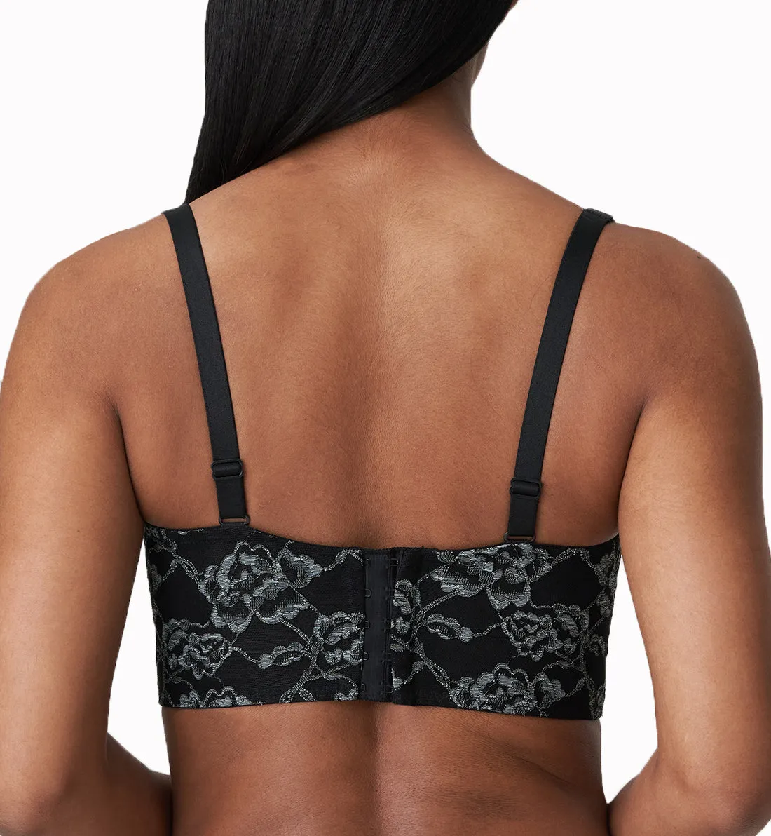 PrimaDonna Twist Rose Sauvage Triangle Underwire Bra (0142086) - Black