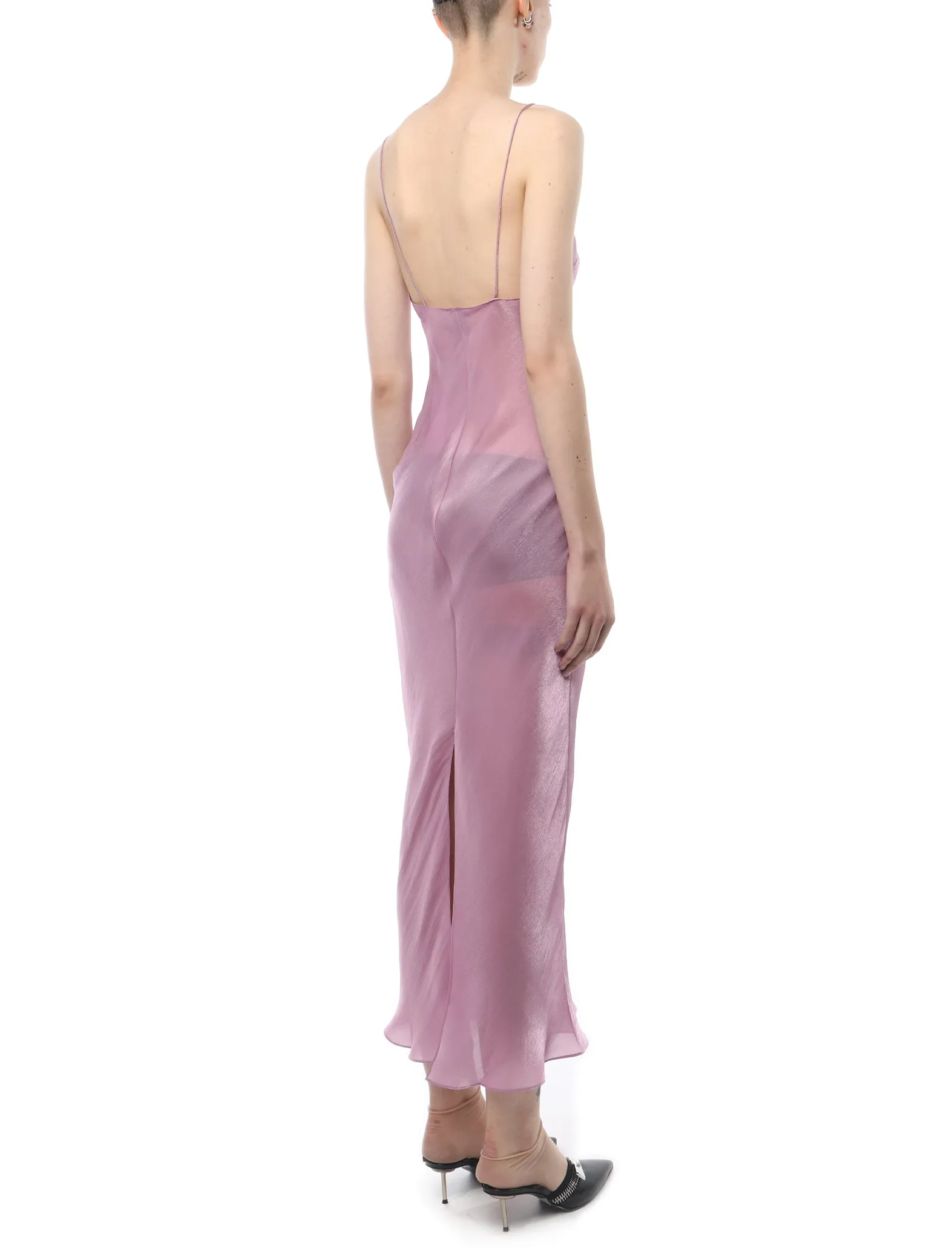 PRISCAVera Pink Classic Slip Dress