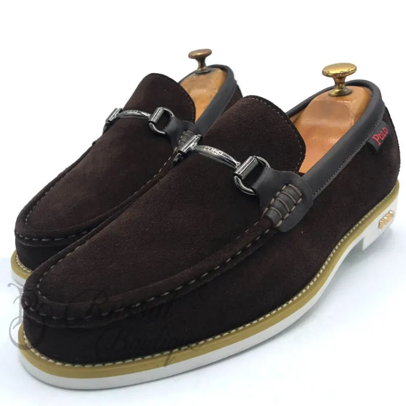 PRL easy suede loafers | Brown