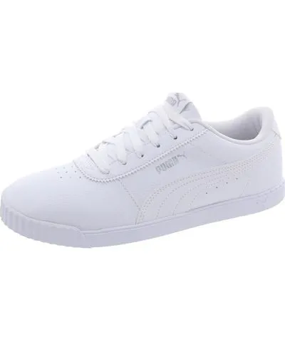 PUMA Vikky Womens Faux Leather Lace-Up Casual And Fashion Sneakers