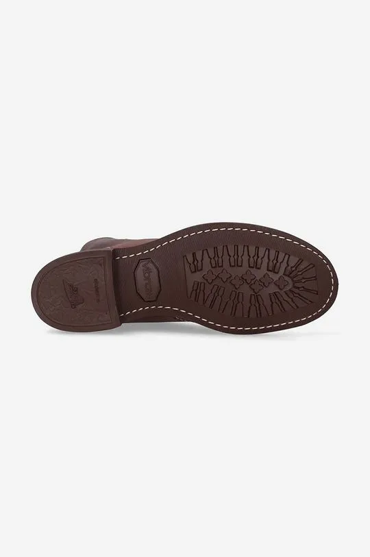 Red Wing leather shoes men's brown color