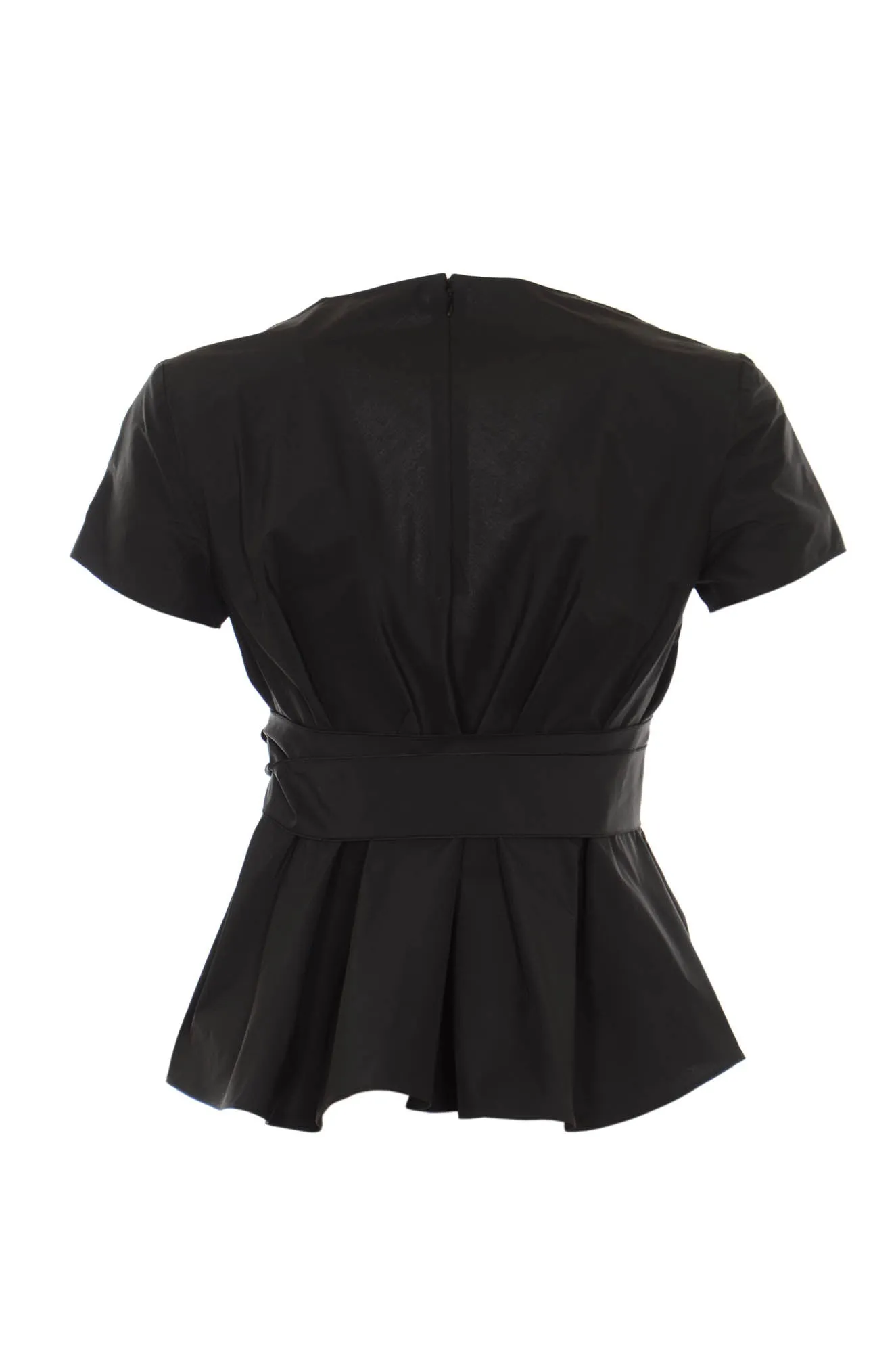 REDValentino V-Neck Ruched-Detailed Blouse