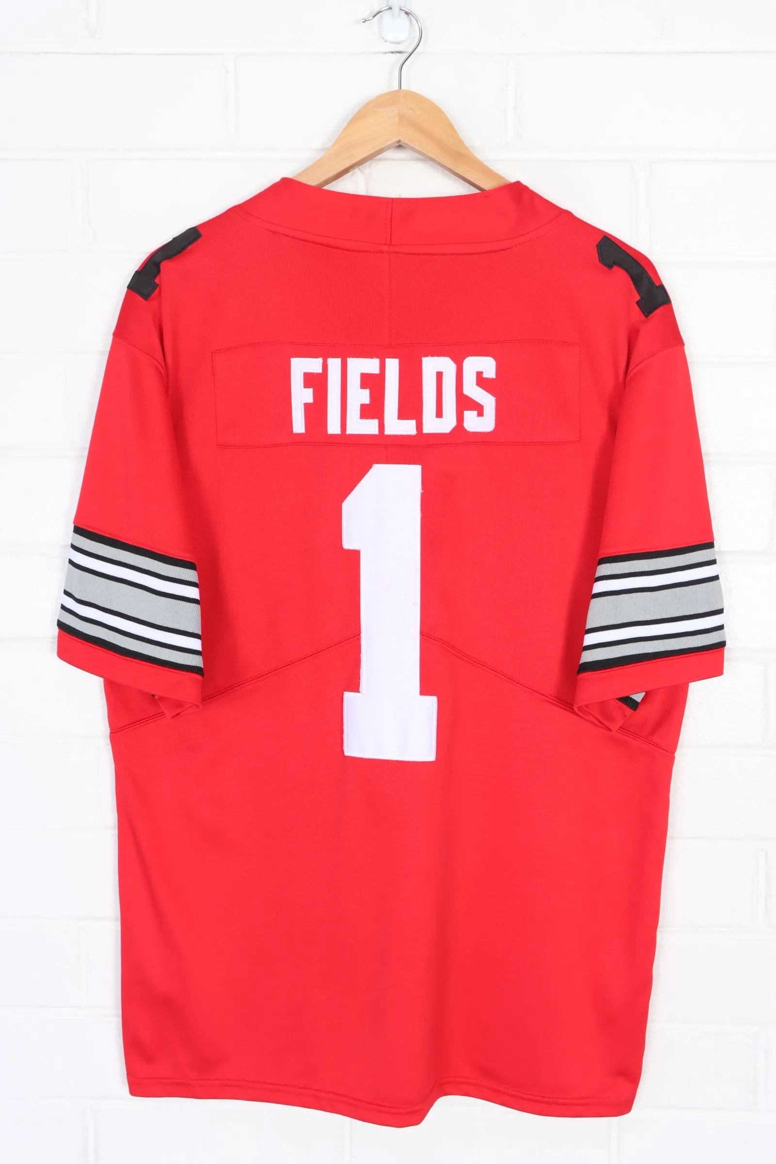 REPLICA Ohio State Buckeyes #1 Justin Fields Football Jersey (L)