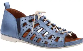 Riva Newport Womens Leather Lace Up Casual Shoe