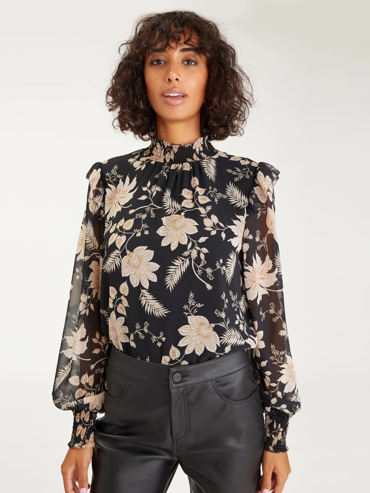 Sanctuary Bold Popover Blouse