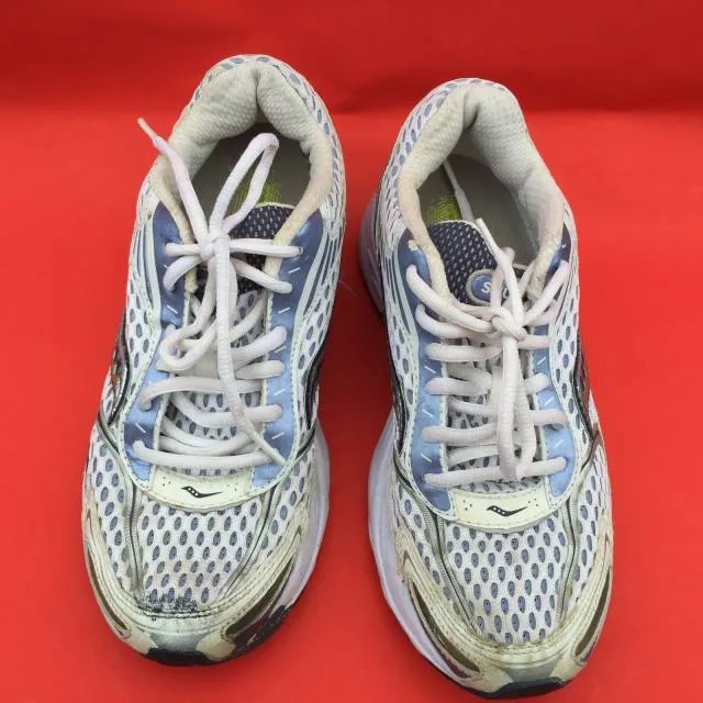 Saucony ride2 women's  blue running walking mesh shoes size--7.5