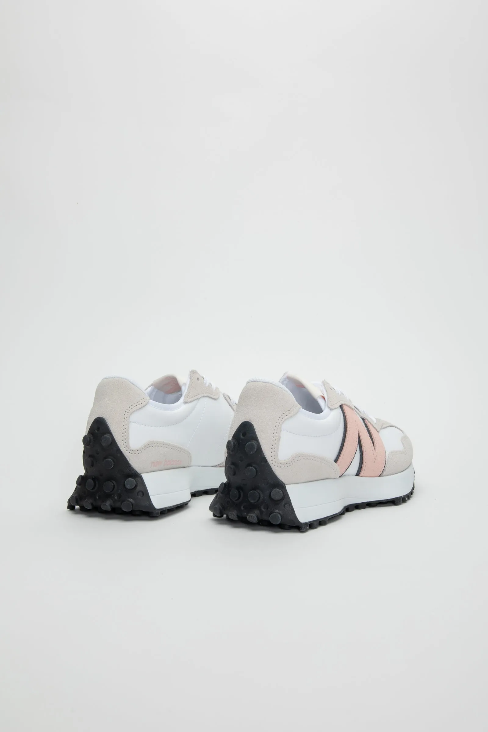 Sneaker 327 White con pink haze