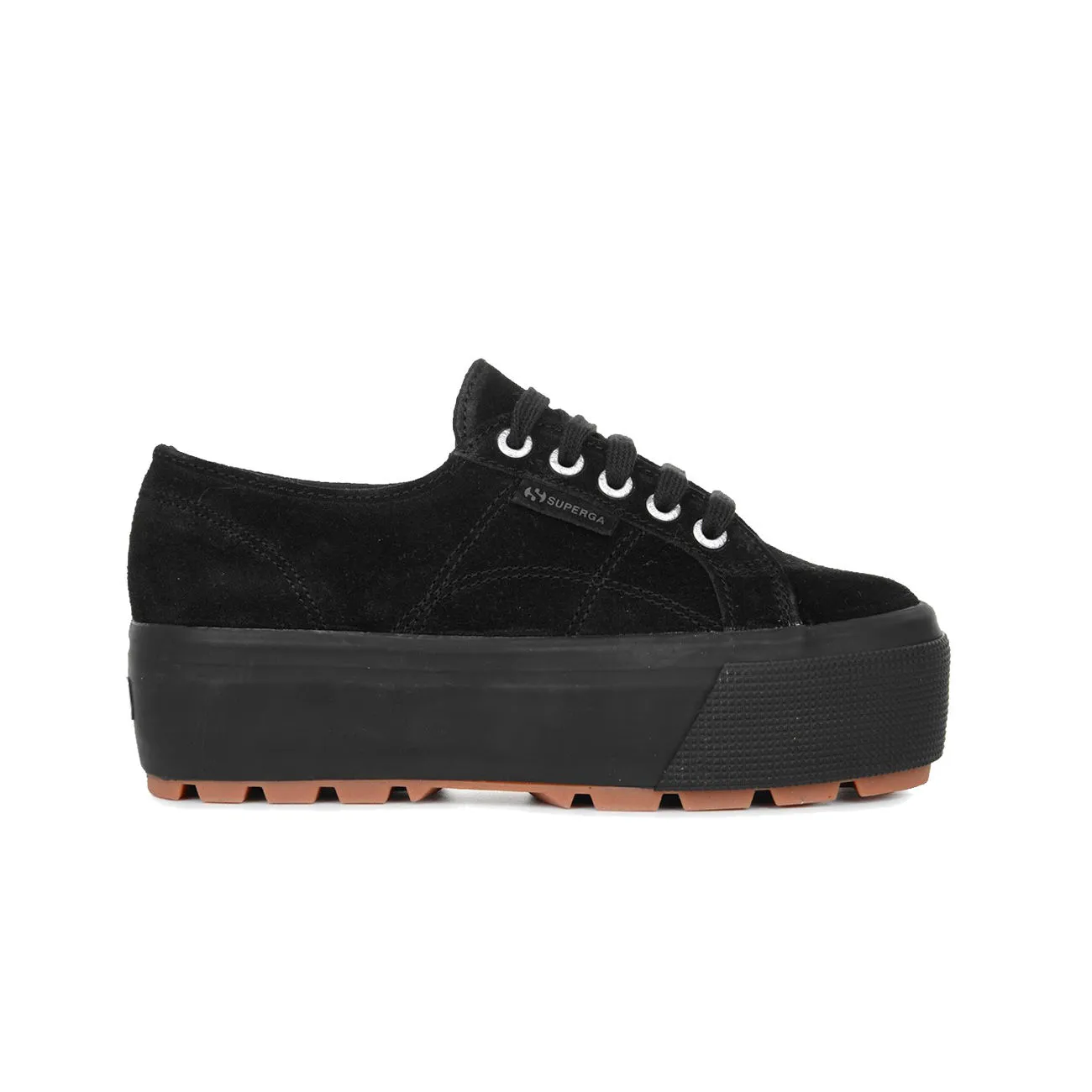 SNEAKER SUEDE PLATFORM Donna Full Black