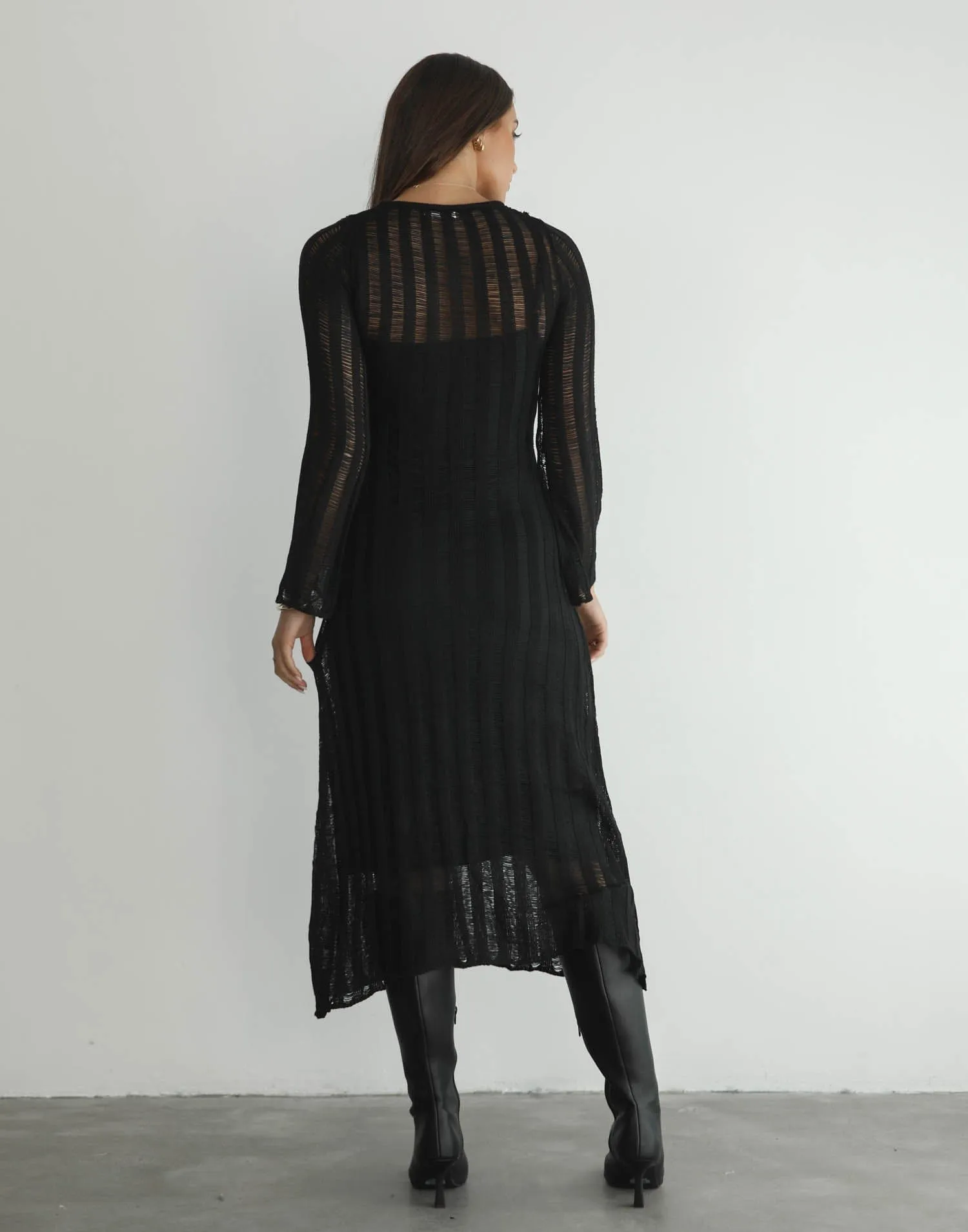 Stasey Maxi Dress (Black)