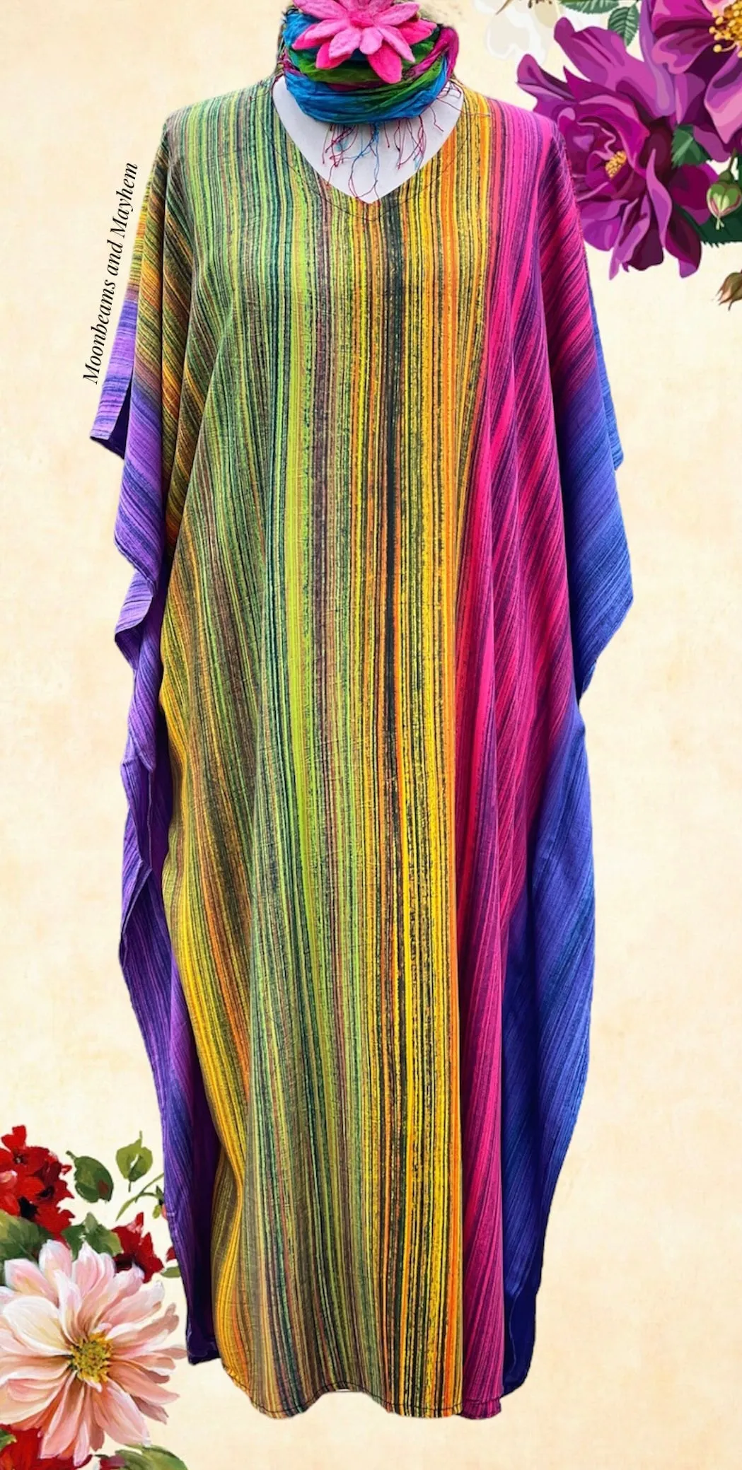 SUN CHILD TIE DYE KAFTAN / REG - PLUS SIZE