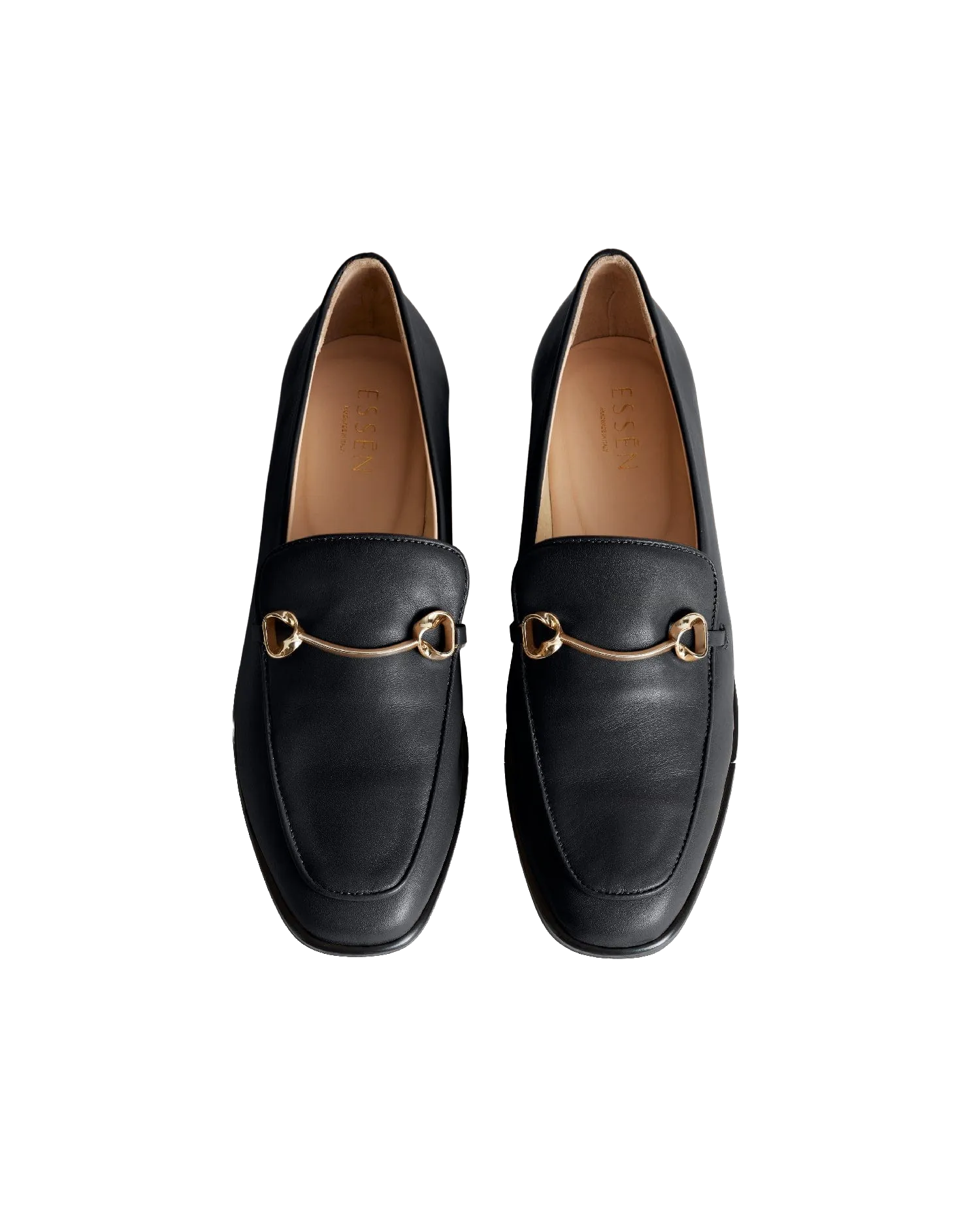 The Modern Moccasin - Black with hardware