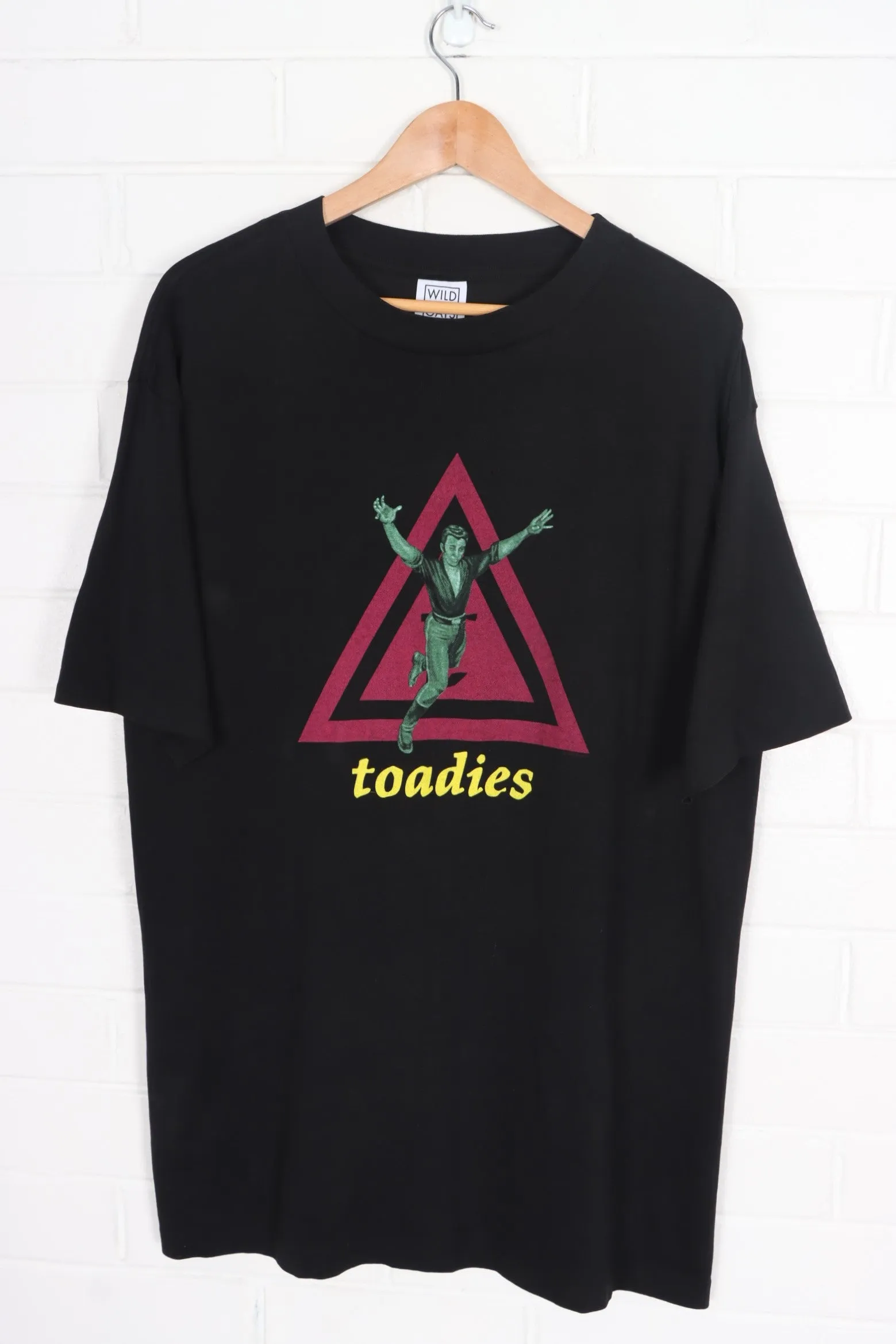 Toadies Band Rubberneck I Burn Front Back Single Stitch T-Shirt USA Made (XL)