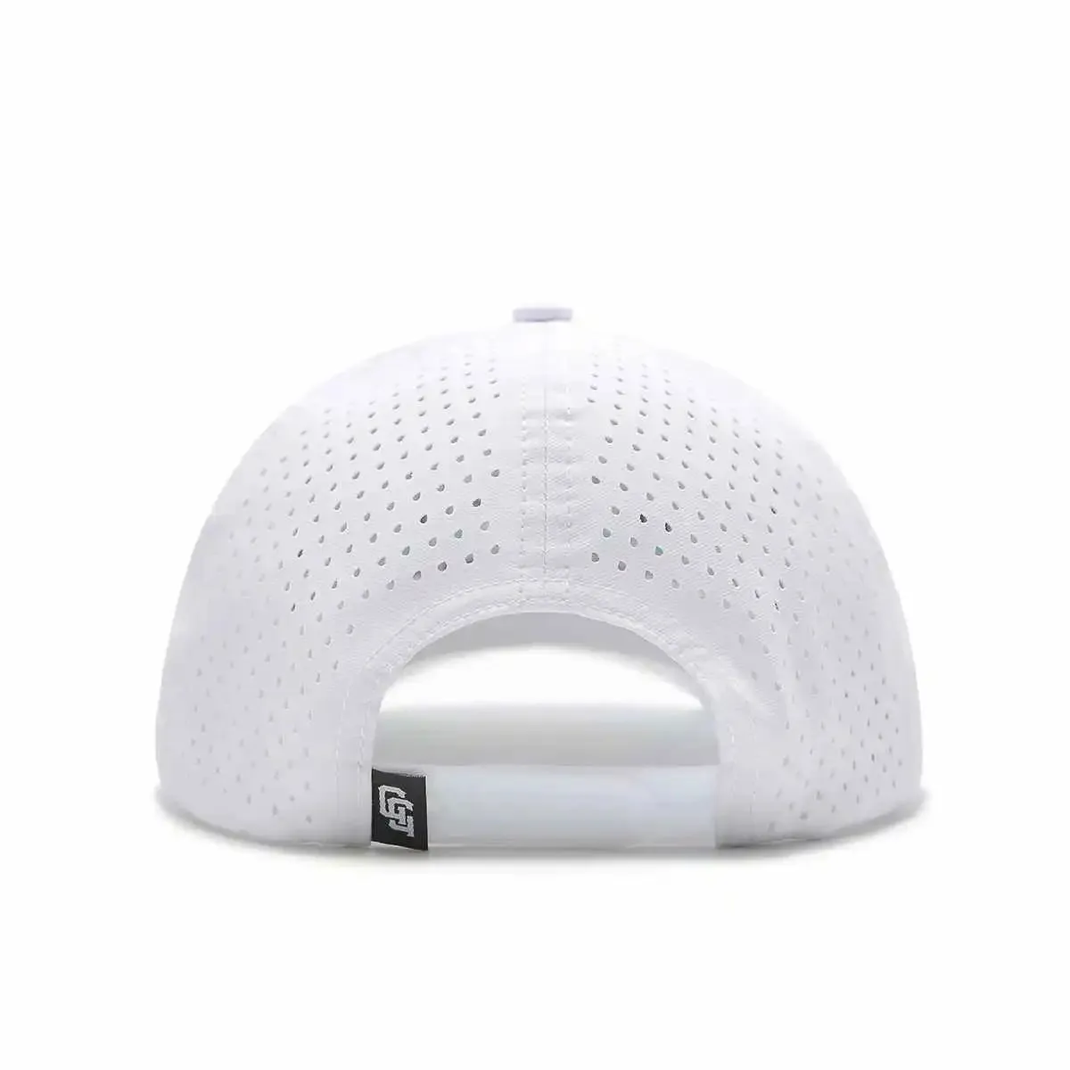 TOUR PRO Angry Golfer Golf Hat in White with Curved Brim