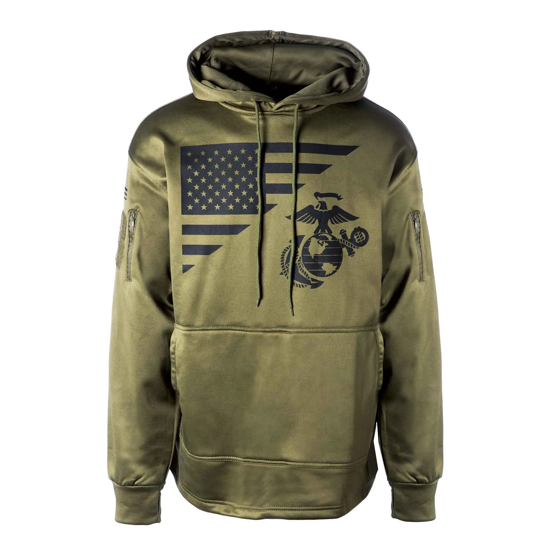 USMC EGA Flag Concealed Carry Hoodie