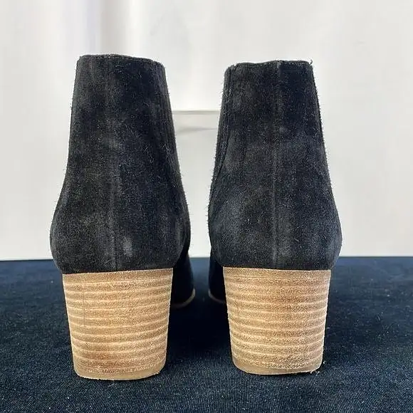 Vince Black Suede Booties