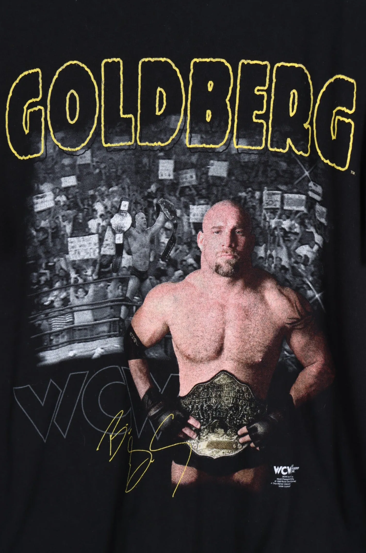 Vintage 1996 WCW Bill Goldberg T-Shirt (L)