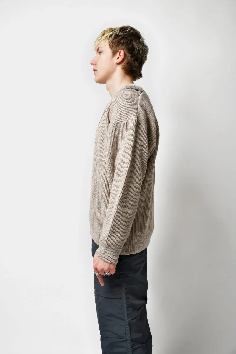 Vintage sweater beige men