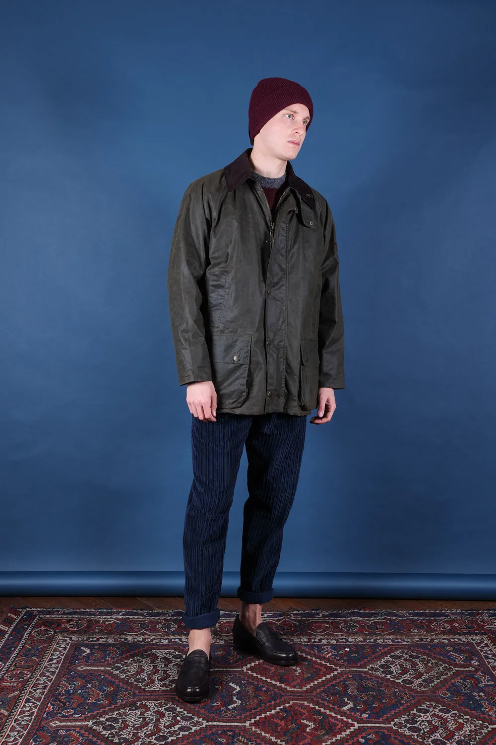 WAX JACKET OLEATA OLIVE GREEN