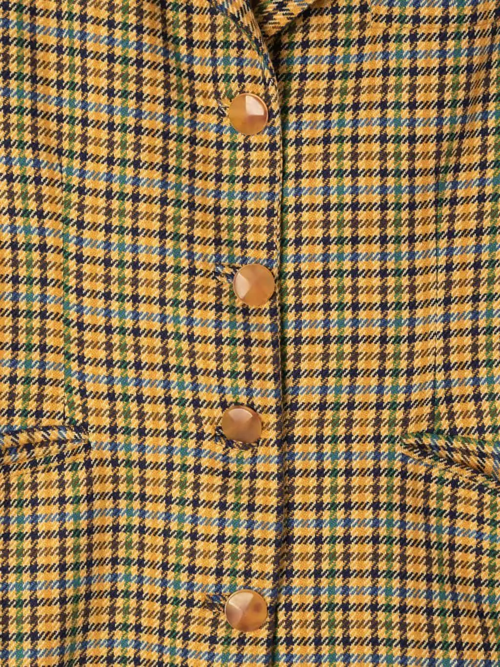 Women’s vintage Loro Piana 100% cashmere blazer style plaid jacket c.1990 – Medium