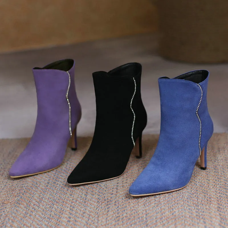 Women's Fashion Comfort Elegant Sexy Thin High Heel Ankle Boots