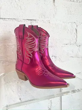 Zen Fuchsia Metallic Boot